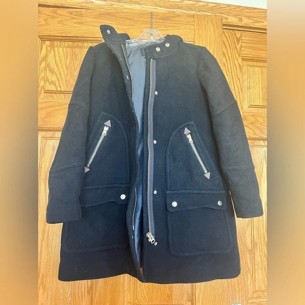 J. Crew - Italian Wool & Chateau Parka w/ Faux Fur
